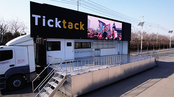 mobile event trailer for roadshow, exhibition, promotion, brand activation