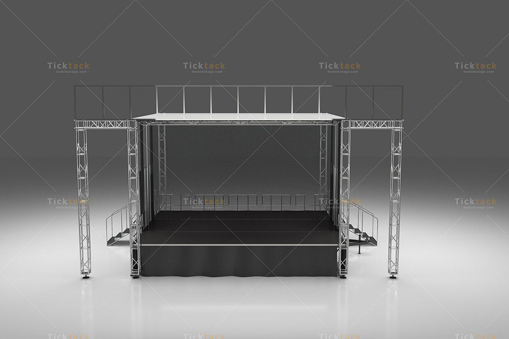 portable stage trailer